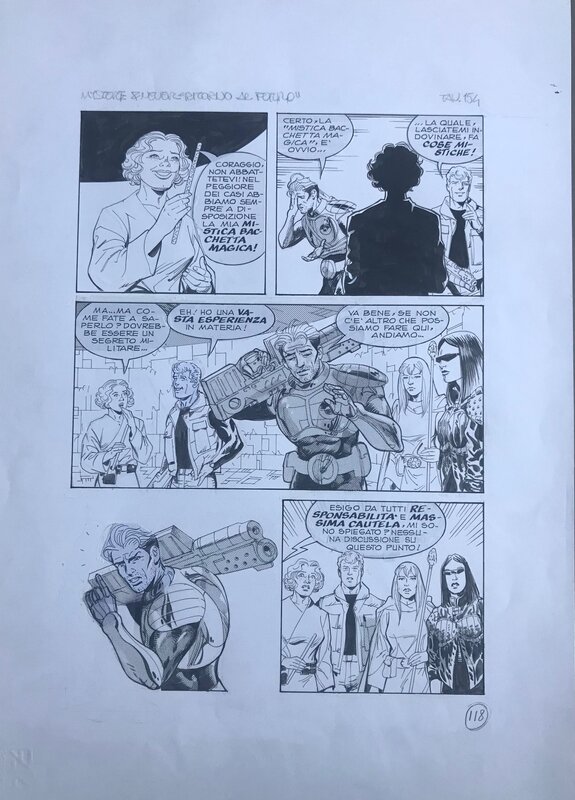 Gino Vercelli, Martin Mystère et Nathan Never n° 2 pl 118 - Comic Strip