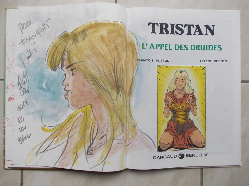 Tristan par François Plisson - Dédicace