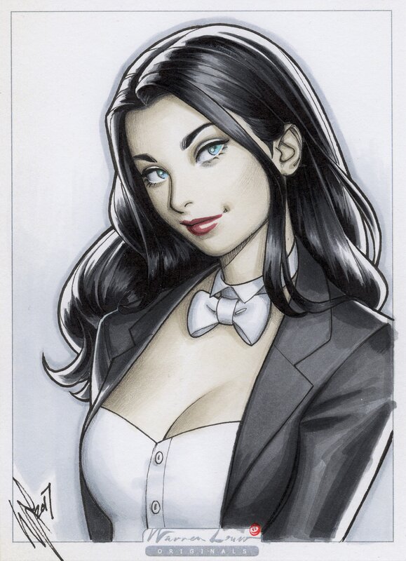 Zatanna par Warren Louw - Illustration originale