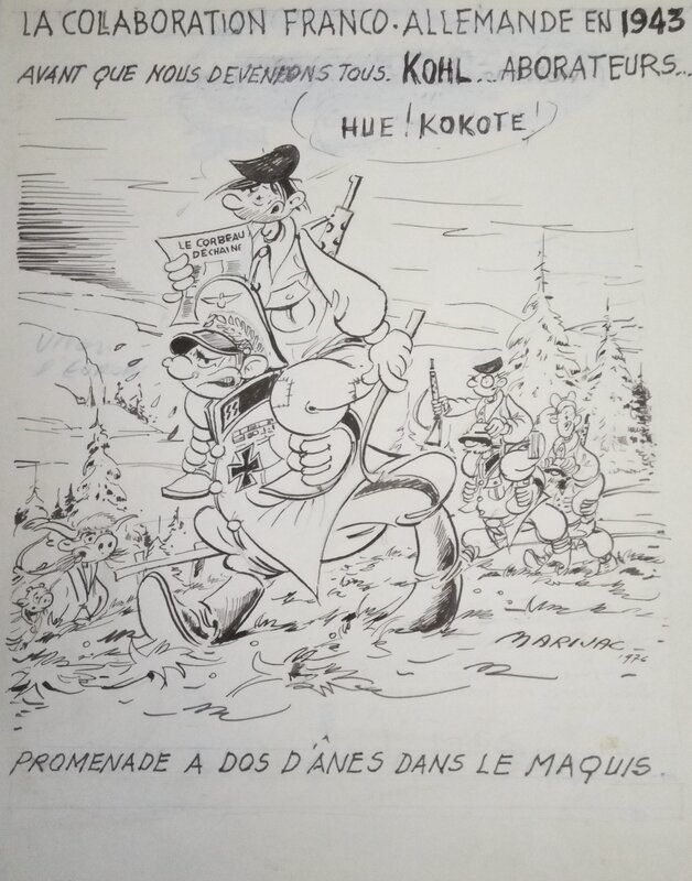 Marijac, Les 3 Mousquetaires du maquis - Comic Strip