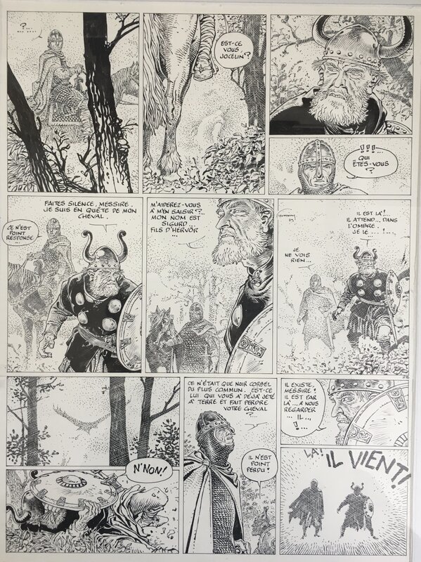 Hermann, Sigurd - Les Tours de Bois-Maury - Planche originale