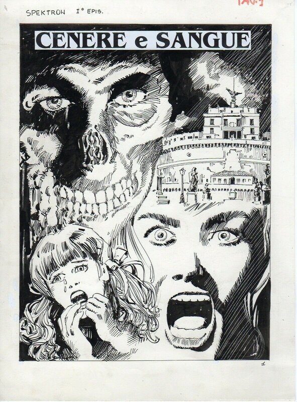 Mario Cubbino, Collana Spektron n°7, Cenere e sangue (Renzo Barbieri editore) - Comic Strip