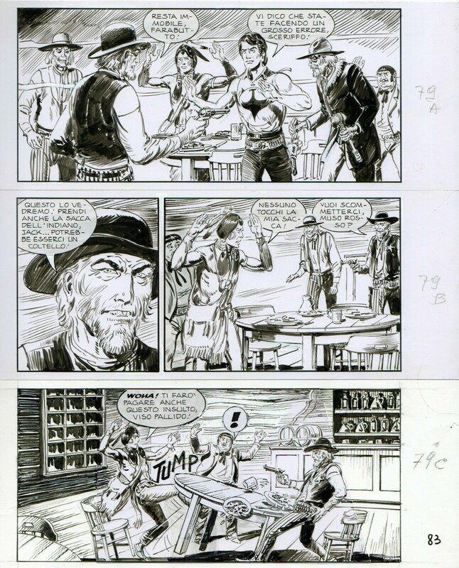 Fergal, Gallieno FERRI, Zagor n°519, Il segno del male planche 83  (Sergio Bonelli Editore) - Comic Strip