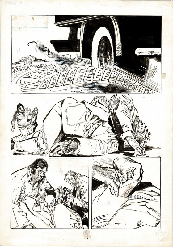 Alberto Breccia - Nadie pg 9 - Planche originale