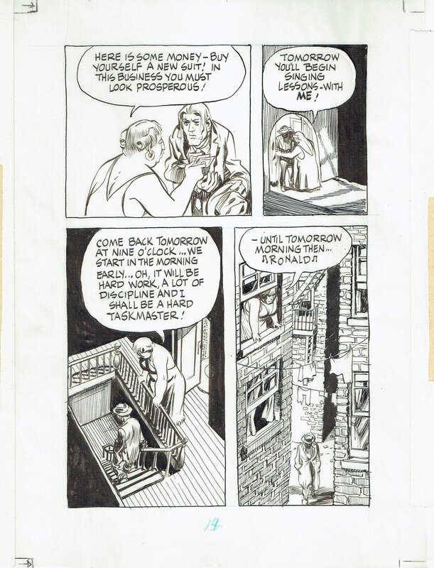 For sale - Will Eisner, Contract with God-Street singer-14 - Comic Strip