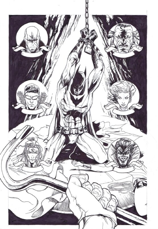 Adam POLLINA: BATMAN - Illustration originale