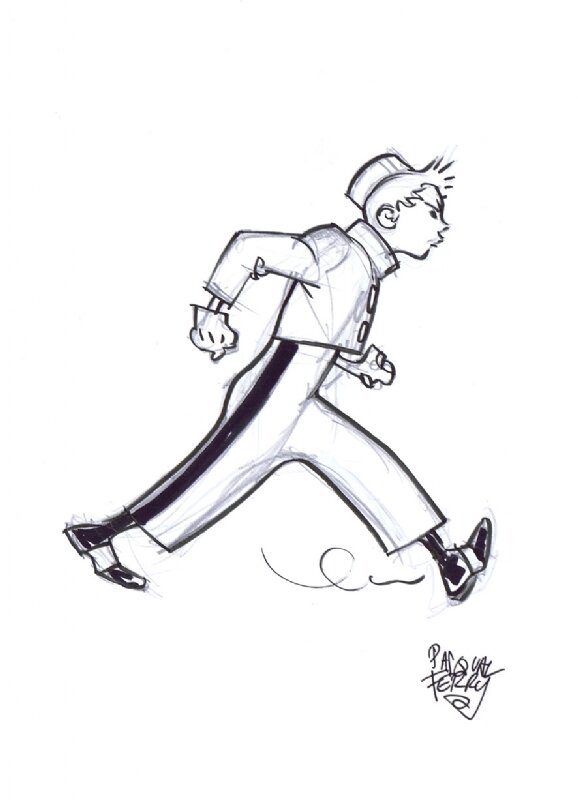 Fery:spirou by Pasqual Ferry - Sketch