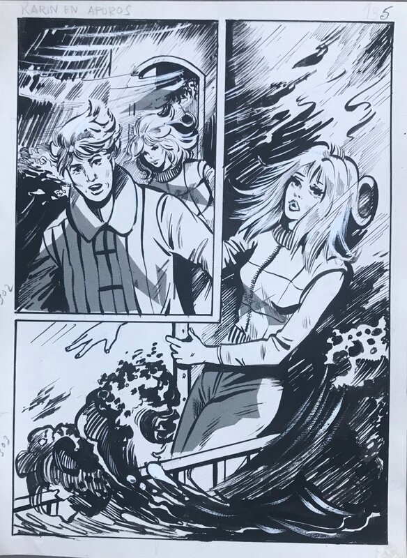 Juli, Karin en détresse p 135 - Comic Strip