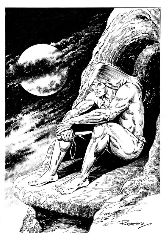 Rahan by Romero, André Chéret - Original Illustration
