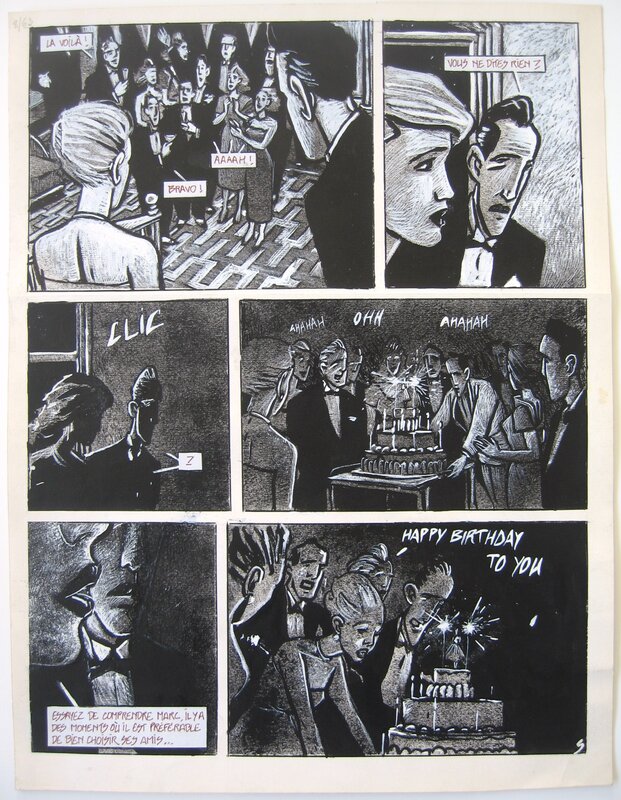 (1985) JC Götting - Détours - Stella by Starlight - Planche originale n°5 - Comic Strip