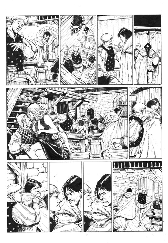 Les Savants T1 p.15 par Stefano Carloni - Planche originale