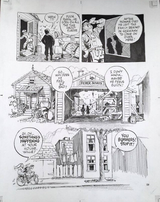 Will Eisner, To the Hearth of the Storm pag 26 - Planche originale
