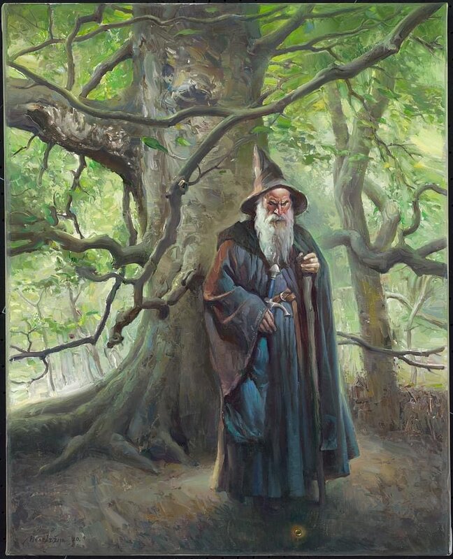 Petar Meseldžija, Petar Meseldzija Gandalf - Original Illustration