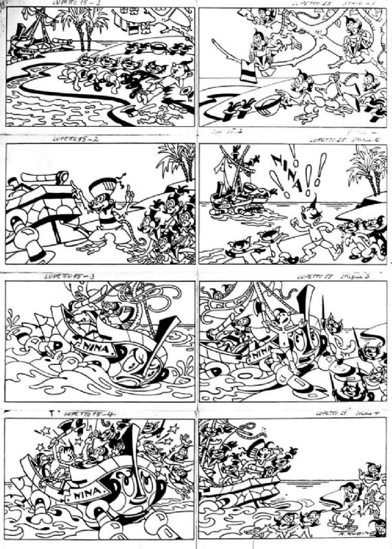 Antonio Rubino, Lupetto e la Nina pag 15 - Comic Strip