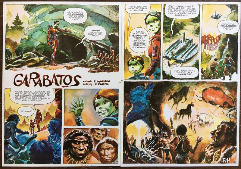 Garabatos par Juan Zanotto - Planche originale