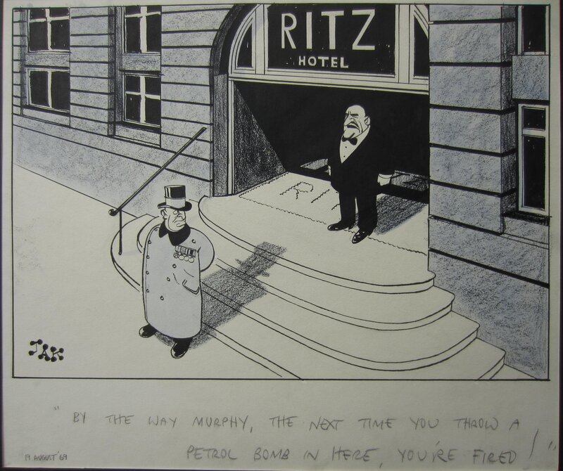 Ritz - IRA cartoon by Jak - Comic Strip