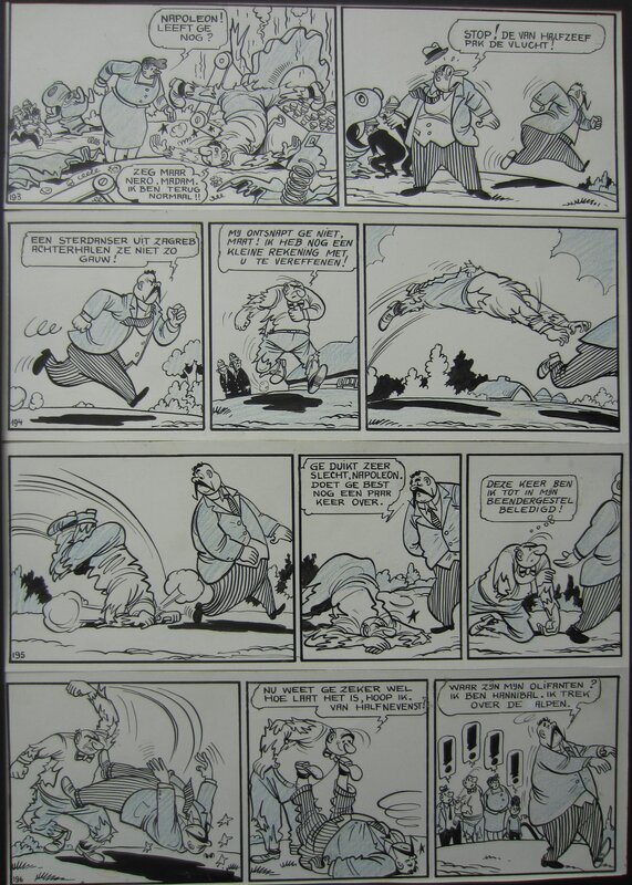 Marc Sleen, De Draak van half zeven - Comic Strip