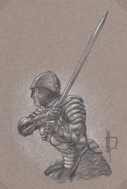 Warrior by Miguelanxo Prado - Original Illustration
