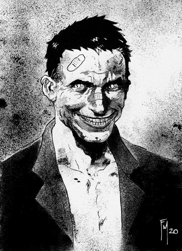 The Joker par Federico Mele - Illustration originale