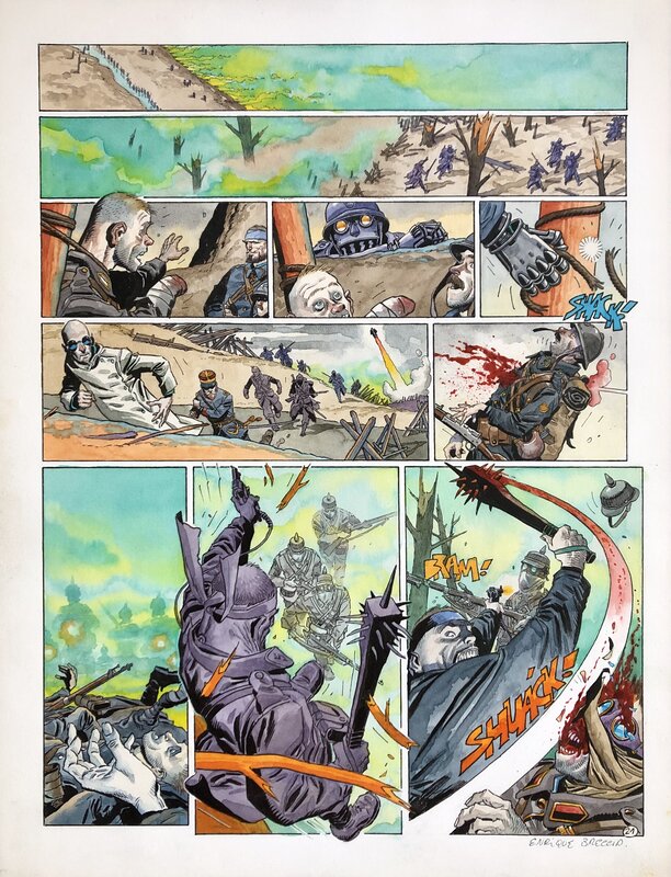 Les Sentinelles by Enrique Breccia, Xavier Dorison - Comic Strip