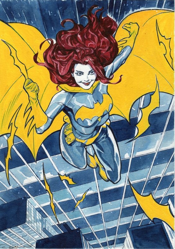 Batgirl by Fernando Dagnino - Original Illustration