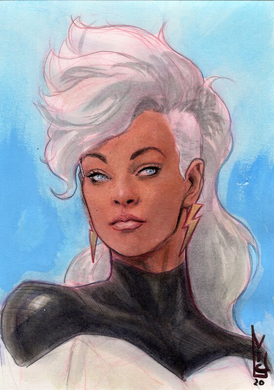 Storm by Víctor Ibáñez - Original Illustration