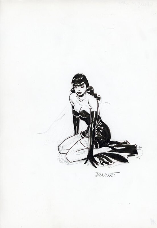 PIN UP par Philippe Berthet - Illustration originale