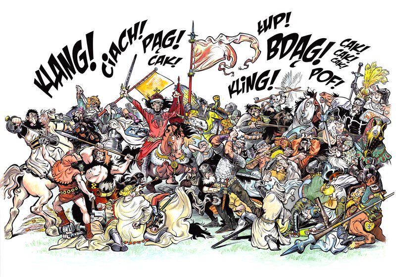 Battle of Grunwald by Slawomir Kiełbus, Wojtek Olszówka - Color guide