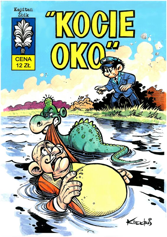 Slawomir Kiełbus, Janusz Christa, Captain Żbik - Cat's eye - Original Cover