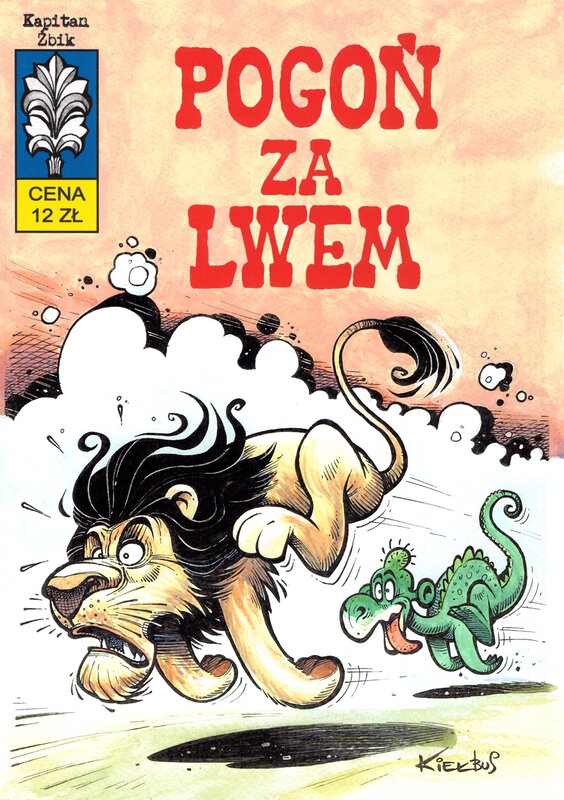Slawomir Kiełbus, Wojtek Olszówka, Janusz Christa, Captain Żbik - Chasing a lion - Original Cover