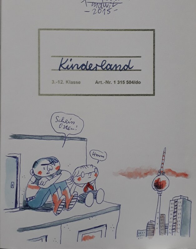 Kinderland par Mawil - Dédicace