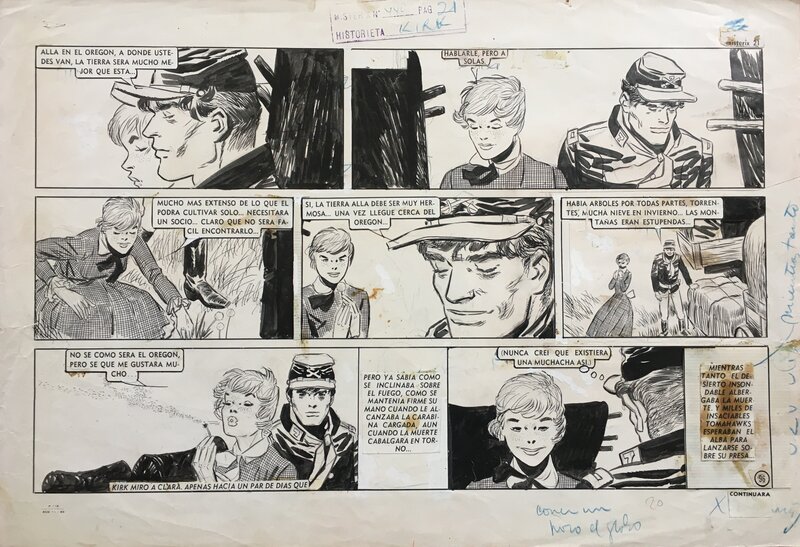 Planche Sgt. Kirk by Hugo Pratt, Hector Oesterheld - Comic Strip