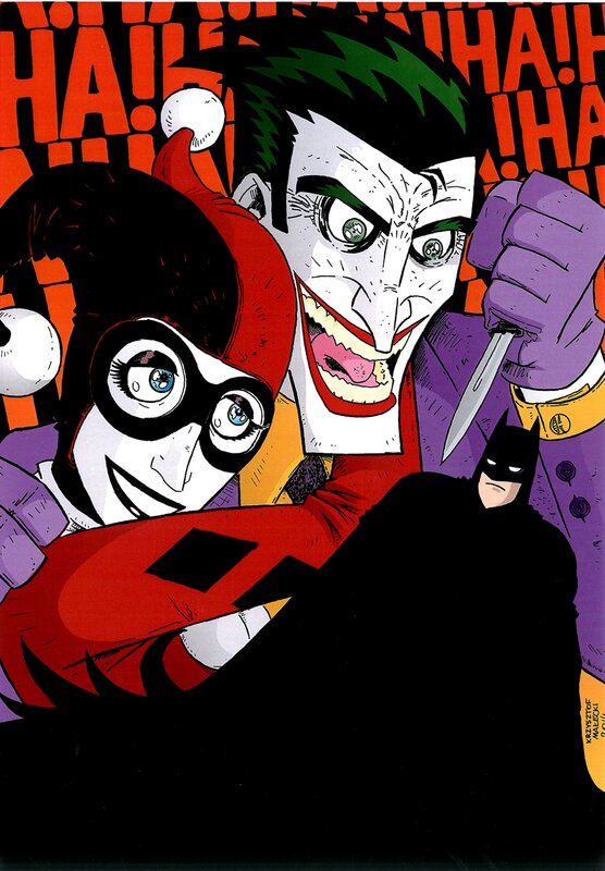 Tribute to Batman par Krzysztof Małecki - Œuvre originale