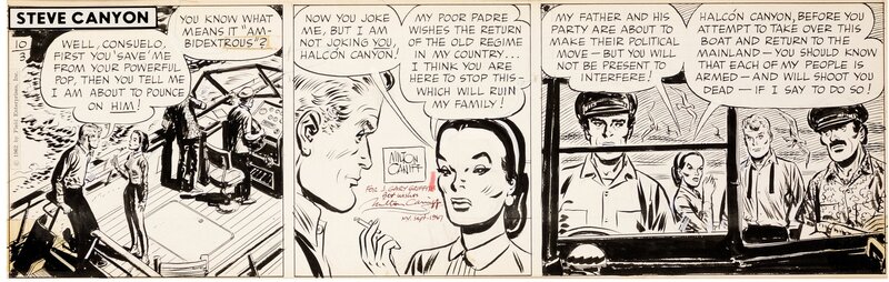 Steve Canyon by Milton Caniff - Comic Strip
