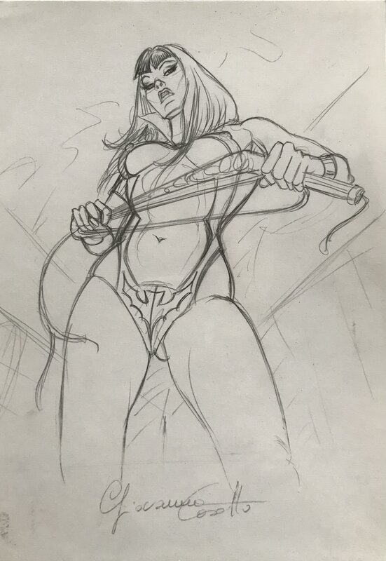 Vampirella par Giovanna Casotto - Planche originale