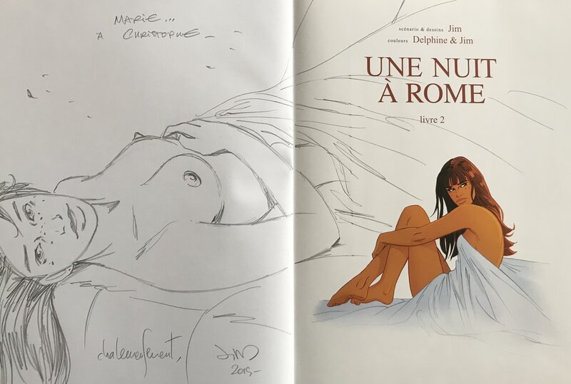 Jim, Dedicace sur TT t2 Une nuit à Rome - Sketch