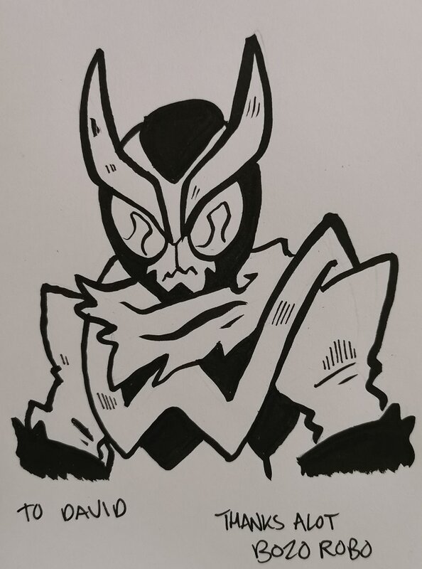 Bozo Robo, DUZIDA Alien buster 1 - Sketch