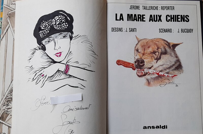 La mare aux chiens par Jacques Santi, J. Bucquoy - Dédicace