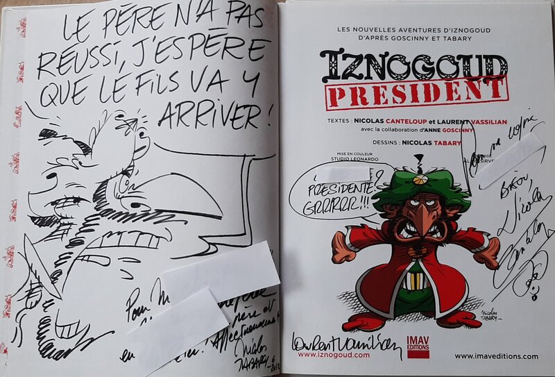 Iznogoud président by Nicolas Tabary, Nicolas Canteloup, Laurent Vassilian - Sketch
