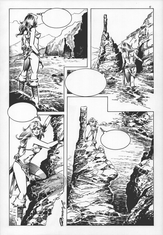 Axa : Not Again p.5 by Enrique Romero - Planche originale