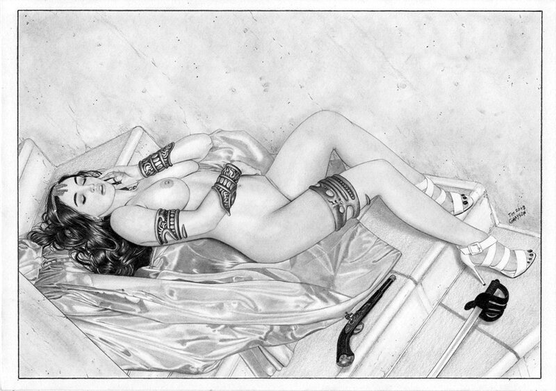 Tim Grayson - Dejah Thoris - Original Illustration