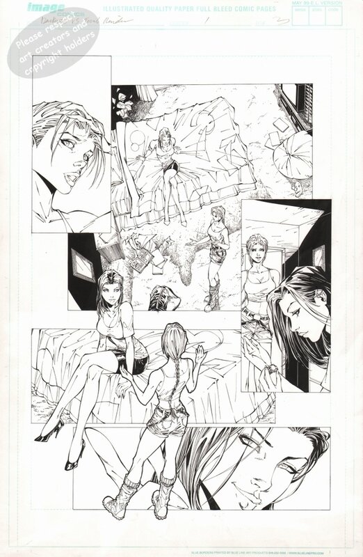 Tomb Raider/Darkness p.03 by Billy Tan - Comic Strip