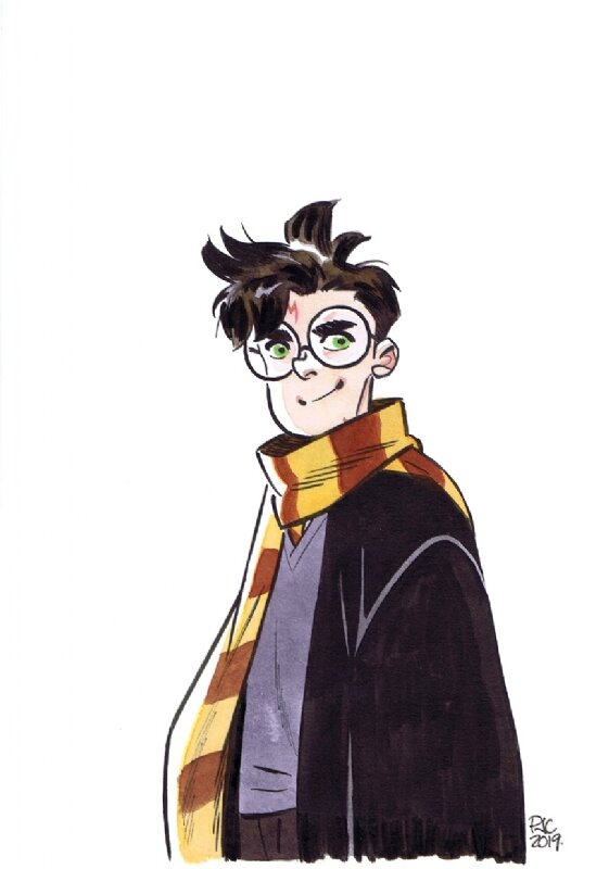 Harry POTTER by Pedro Colombo - Original Illustration