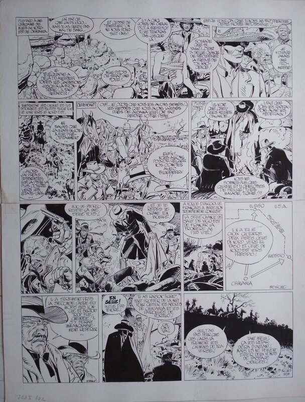 Jean Giraud, La dernière carte Planche 39 - Comic Strip