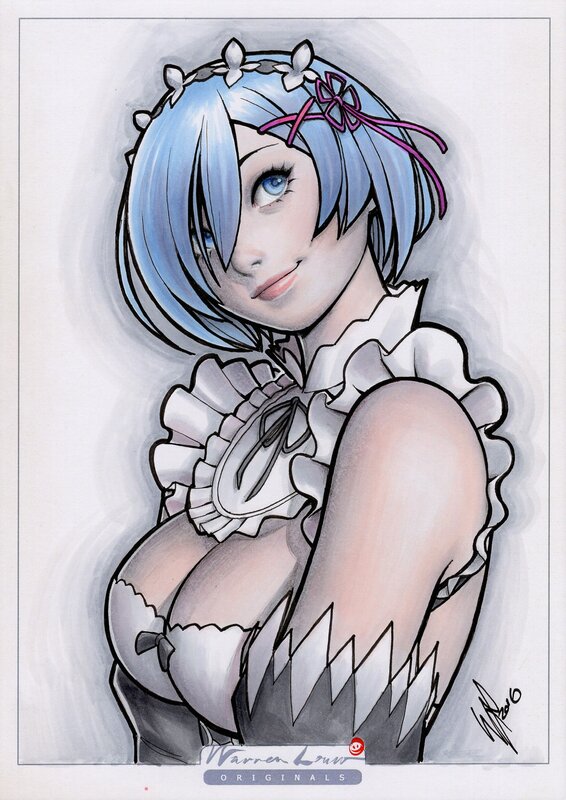 Ryomou Shimei by Warren Louw - Original Illustration