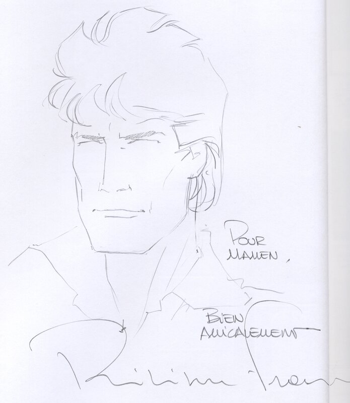 Largo Winch by Philippe Francq - Sketch