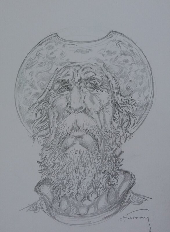 Don Quijote by Hermann - Original Illustration