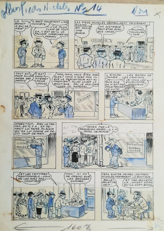 Louis Forton, Aristide Perré, Les Pieds Nickelés Tome 14 - Comic Strip