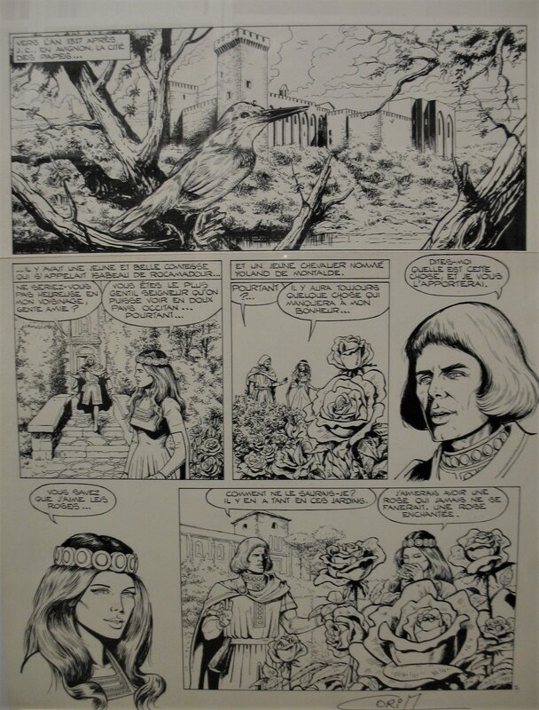 Coria, Bob Morane - Une Rose pour l'Ombre Jaune - Comic Strip