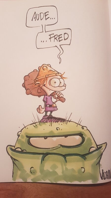 Dédicace de Adam dans Game over tome 1 - Sketch